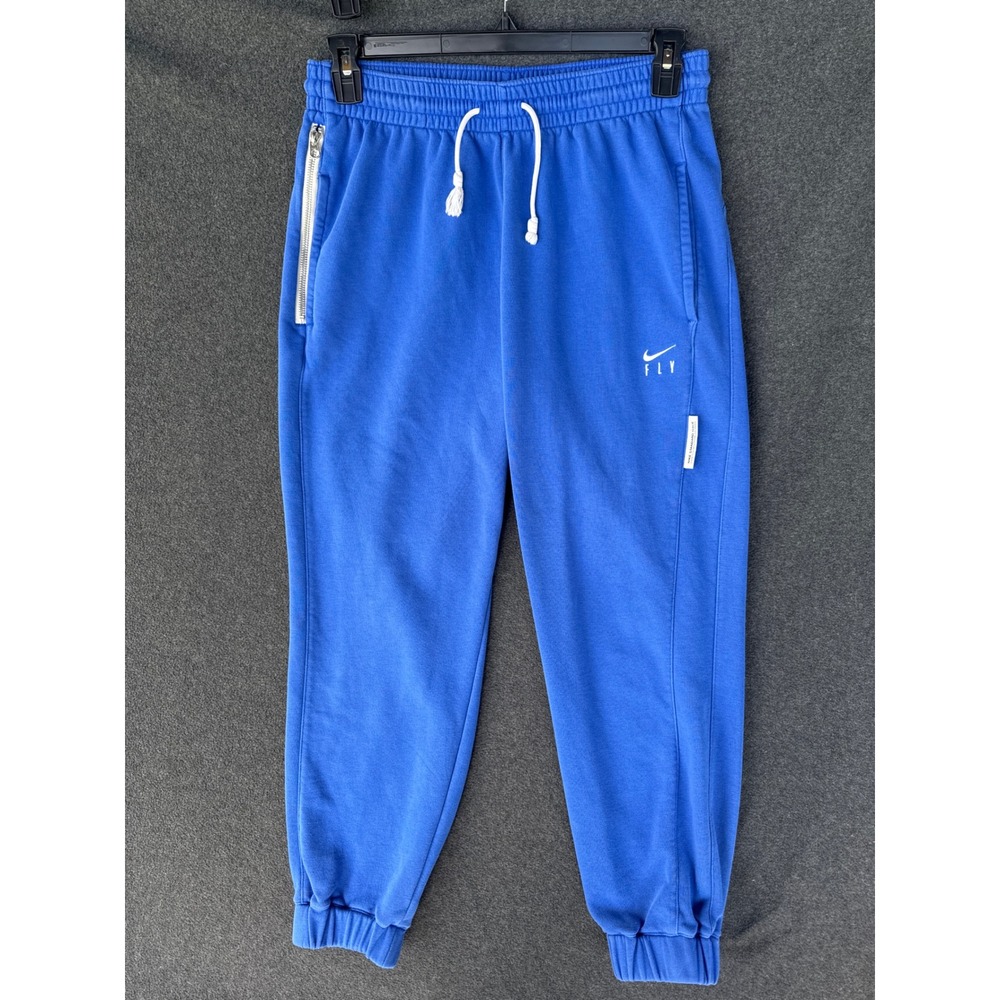 Nike Standard Issue Fly Dri-FIT Basketball Pants Blue Joggers Womens Large